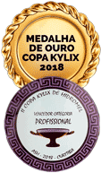 Selo medalha de ouro da copa Kylix 2018